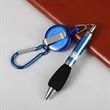 Retractable Drawstring Pen Badge Belt Clip Carabiner Set | https://www.bestnamebadges.com