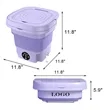 MOQ 5 Portable Small Folding Washing Machine | https://www.bestnamebadges.com