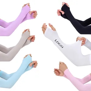 MOQ 50 Custom Sunscreen Breathable Arm Sleeves