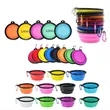 MOQ 50 12OZ Portable Folding Pet Bowl | https://www.bestnamebadges.com