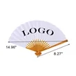 MOQ 100 Colorful Folding Paper Fan | https://www.bestnamebadges.com