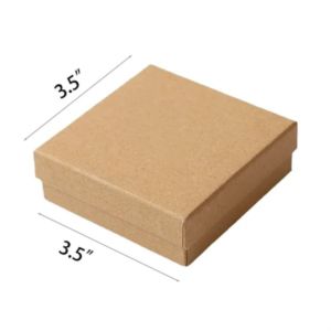 Retro Kraft Paper Jewelry CreativePackaging Box