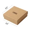 Retro Kraft Paper Jewelry CreativePackaging Box | https://www.bestnamebadges.com