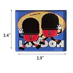 Acrylic Magnetic Refrigerator Sticker
