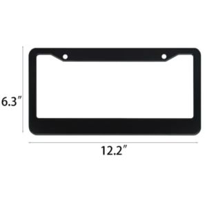 Aluminum Alloy License Frame With 2 Holes