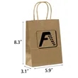 Custom Kraft Paper Bag | https://www.bestnamebadges.com