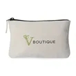Avery Cotton Zippered Pouch | https://www.bestnamebadges.com