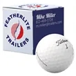 Titleist Pro V1 Golf Ball in Custom One Ball Box | https://www.bestnamebadges.com
