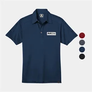 OGIO® Men's Polo T-Shirt w/ 3-Button Placket | https://www.bestnamebadges.com