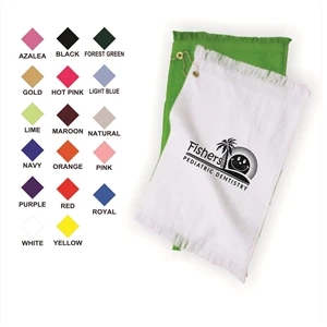 Velour Fitness Towel Fringed Ends