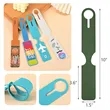 Leather Luggage Tag | https://www.bestnamebadges.com