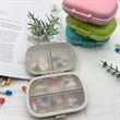 Portable Pocket Wheat Straw Shell Pill Storage Cases Box | https://www.bestnamebadges.com