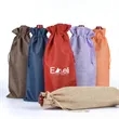 Linen Wine Bag | https://www.bestnamebadges.com