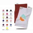 Velour Fitness Towel  Dobby Border | https://www.bestnamebadges.com
