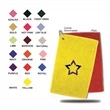 Velour Hand Towel Dobby Border | https://www.bestnamebadges.com