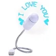 LED Message Fan with Programmable Display | https://www.bestnamebadges.com