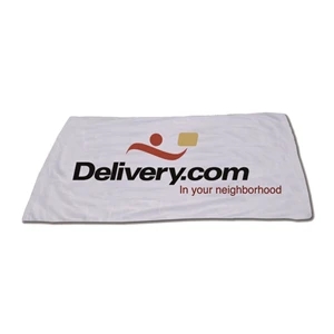 Velour Beach Towel Dobby Border