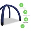 10' Custom Inflatable Spider Tent with 4 legs | https://www.bestnamebadges.com
