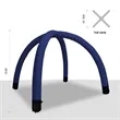 16' Custom Inflatable Spider Tent with 4 legs | https://www.bestnamebadges.com