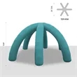 20' Custom Inflatable Spider Tent with 6 legs | https://www.bestnamebadges.com