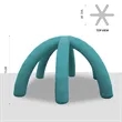 30' Custom Inflatable Spider Tent with 6 legs | https://www.bestnamebadges.com