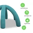 33' Custom Inflatable Spider Tent with 6 legs | https://www.bestnamebadges.com