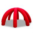 40' Custom Inflatable Spider Tent with 8 legs | https://www.bestnamebadges.com
