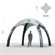 16' Custom Inflatable Spider Tent with 4 legs with Canopy | https://www.bestnamebadges.com