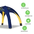20' Custom Inflatable Spider Tent with 4 legs with Canopy | https://www.bestnamebadges.com