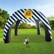25' Custom Inflatable Spider Tent with 4 legs with Canopy | https://www.bestnamebadges.com