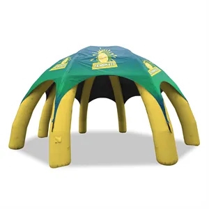 25' Custom Inflatable Spider Tent with 8 legs with Canopy | https://www.bestnamebadges.com