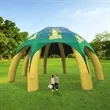 25' Custom Inflatable Spider Tent with 8 legs with Canopy | https://www.bestnamebadges.com