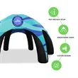30' Custom Inflatable Spider Tent with 6 legs with Canopy | https://www.bestnamebadges.com