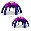 30' Custom Inflatable Spider Tent with 8 legs with Canopy | https://www.bestnamebadges.com