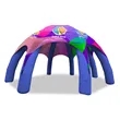 33' Custom Inflatable Spider Tent with 8 legs with Canopy | https://www.bestnamebadges.com