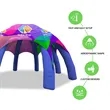 33' Custom Inflatable Spider Tent with 8 legs with Canopy | https://www.bestnamebadges.com