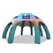40' Custom Inflatable Spider Tent with 8 legs with Canopy | https://www.bestnamebadges.com