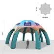 40' Custom Inflatable Spider Tent with 8 legs with Canopy | https://www.bestnamebadges.com