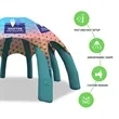 40' Custom Inflatable Spider Tent with 8 legs with Canopy | https://www.bestnamebadges.com