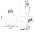 Custom Clear Christmas Tree Ornament Ball With Ribbo | https://www.bestnamebadges.com