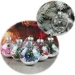 Custom Clear Christmas Tree Ornament Ball With Ribbo | https://www.bestnamebadges.com