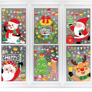 Custom Christmas Window Static Sticker Decals