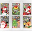 Custom Christmas Window Static Sticker Decals | https://www.bestnamebadges.com