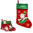 Custom Christmas Decorative Socks | https://www.bestnamebadges.com