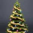 Custom Colorful Hanging Christmas Ornament Ball | https://www.bestnamebadges.com