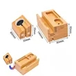 Bamboo USB Charging Station | https://www.bestnamebadges.com
