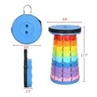 Portable Telescoping Stool | https://www.bestnamebadges.com