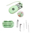 Portable Stainless Steel Nail Clippers Gift Set | https://www.bestnamebadges.com
