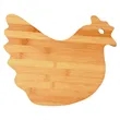 Bamboo Hen-Shaped Cutting Board | https://www.bestnamebadges.com