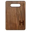 9" x 6" Walnut Rectangle Shape Cutting Board | https://www.bestnamebadges.com